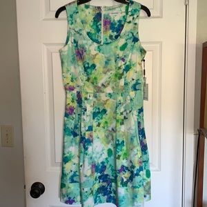 Calvin Klein garden party dress fitted